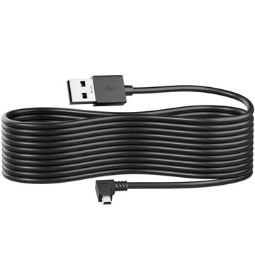 ROVE Ultimate 12ft Mini-USB Car Charging Power Cable for R2-4K Dash Cam with Mini-USB Port | Check Compatibility Image Before Purchasing