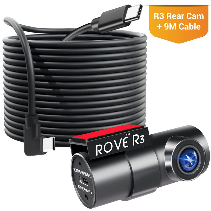 ROVE R3 Rear Cam with USB-C Port | Check Compatibility Image Before Purchasing