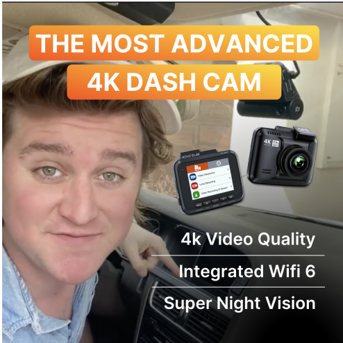 ROVE R2-4K Dash Cam Bundle | FREE ROVE PRO 128 GB microSD Card