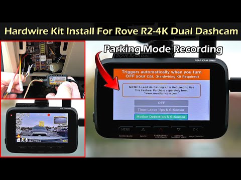 ROVE Ultimate 3-Lead USB Type-C Hardwire Kit | for ROVE R2, R2 PRO, R2-4K DUAL and R3 Dash Cam | Check Compatibility Image Before Purchasing