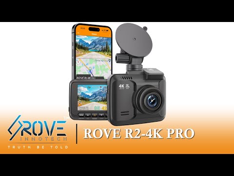 ROVE R2-4K Pro Dash Cam - Returned Item within their 1st 30-days [Open Box]